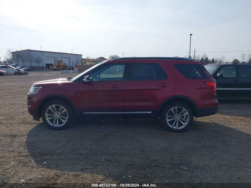 2018 Ford Explorer Xlt VIN: 1FM5K8D89JGC67768 Lot: 40723100