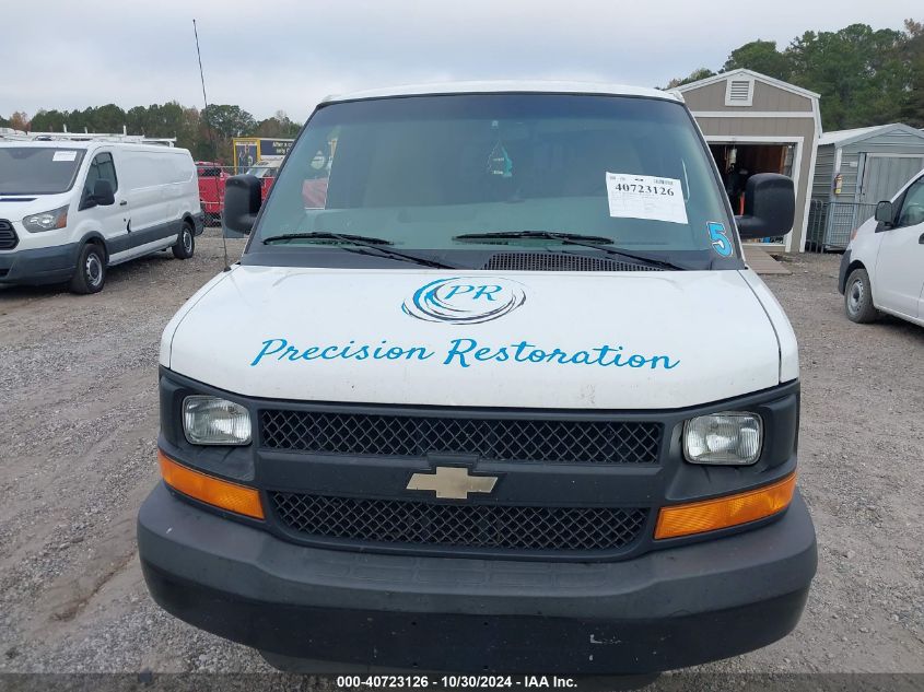 2013 Chevrolet Express 2500 Work Van VIN: 1GCWGGBA2D1182532 Lot: 40723126