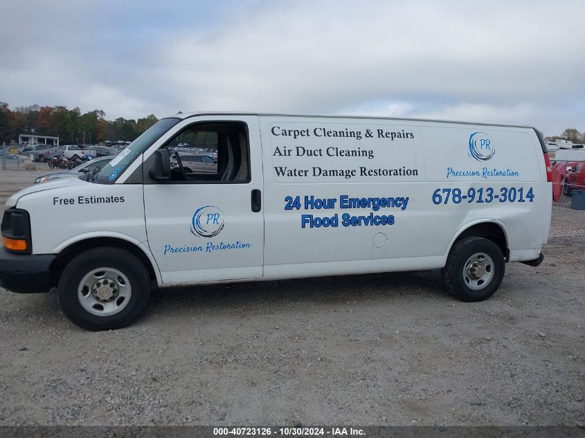 2013 Chevrolet Express 2500 Work Van VIN: 1GCWGGBA2D1182532 Lot: 40723126