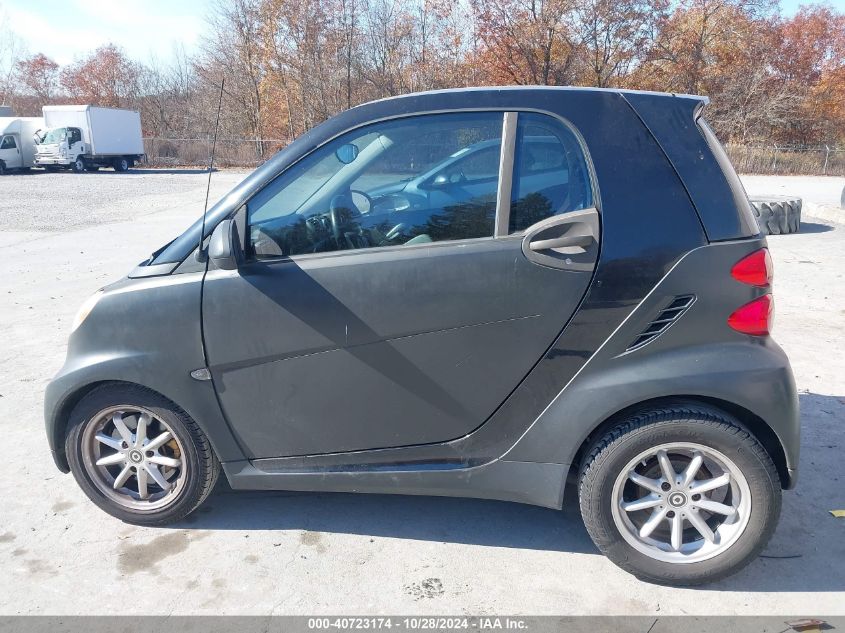 2008 Smart Fortwo Passion/Pure VIN: WMEEJ31X58K125299 Lot: 40723174