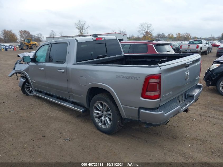 2021 Ram 1500 Laramie 4X4 6'4 Box VIN: 1C6SRFRT0MN657878 Lot: 40723193