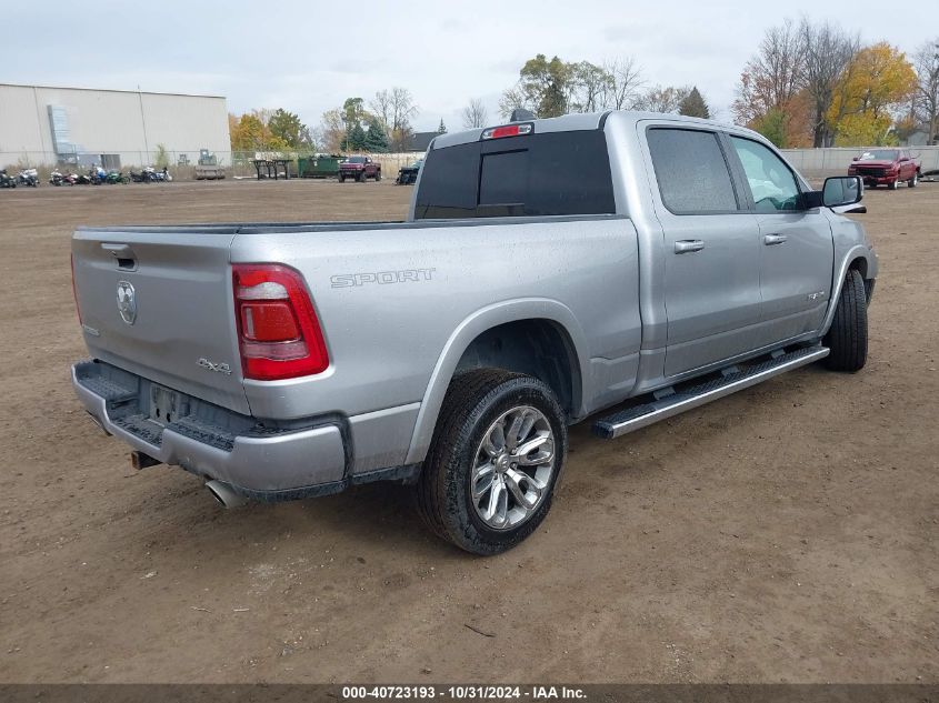 2021 Ram 1500 Laramie 4X4 6'4 Box VIN: 1C6SRFRT0MN657878 Lot: 40723193