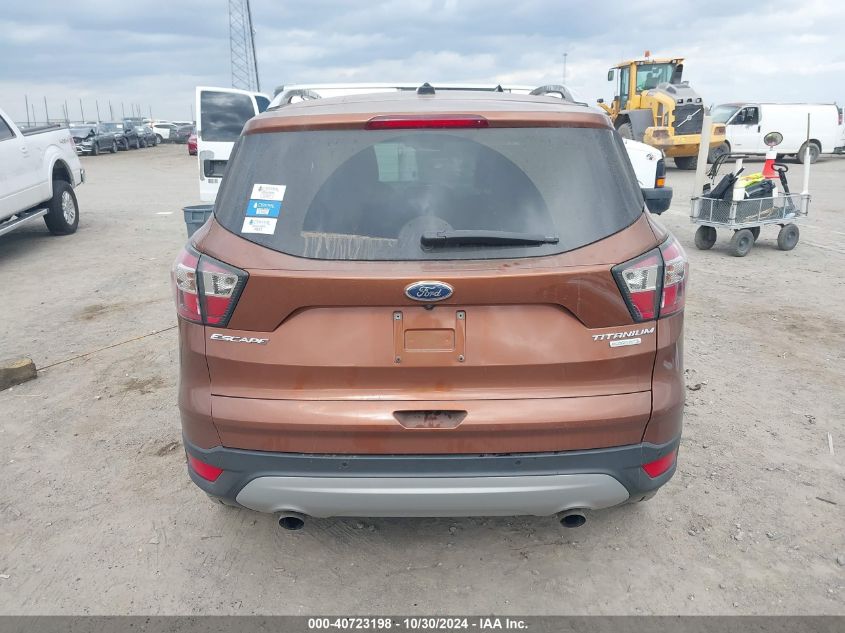 2017 FORD ESCAPE TITANIUM - 1FMCU0J91HUA64322