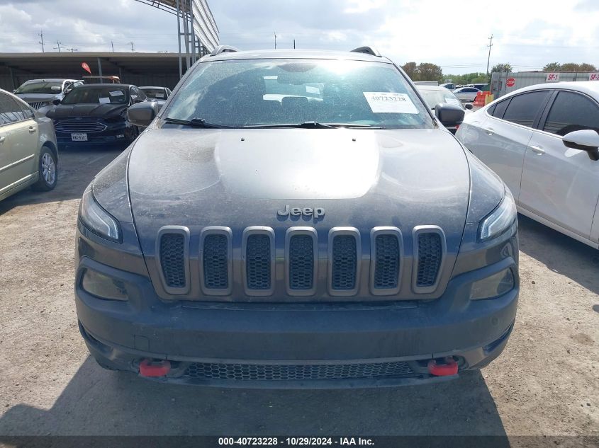 2018 Jeep Cherokee Trailhawk 4X4 VIN: 1C4PJMBX6JD525765 Lot: 40723228