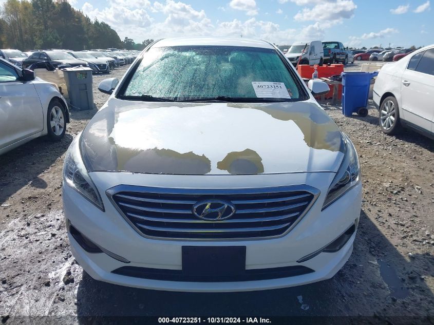 2016 Hyundai Sonata Se VIN: 5NPE24AF2GH428580 Lot: 40723251