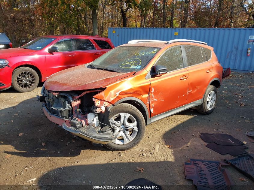 2015 Toyota Rav4 Le VIN: JTMBFREV5FJ033952 Lot: 40723267