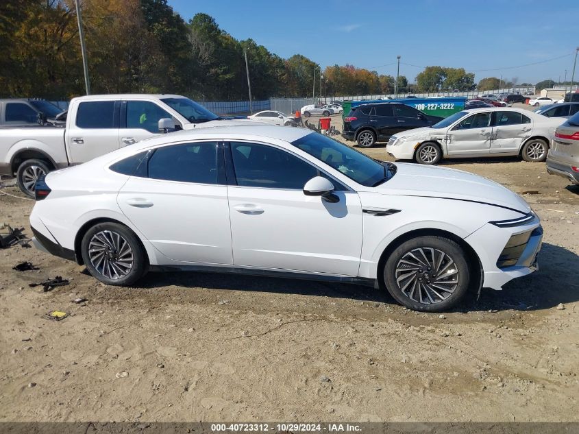 2024 Hyundai Sonata Hybrid Sel VIN: KMHL34JJ3RA100017 Lot: 40723312