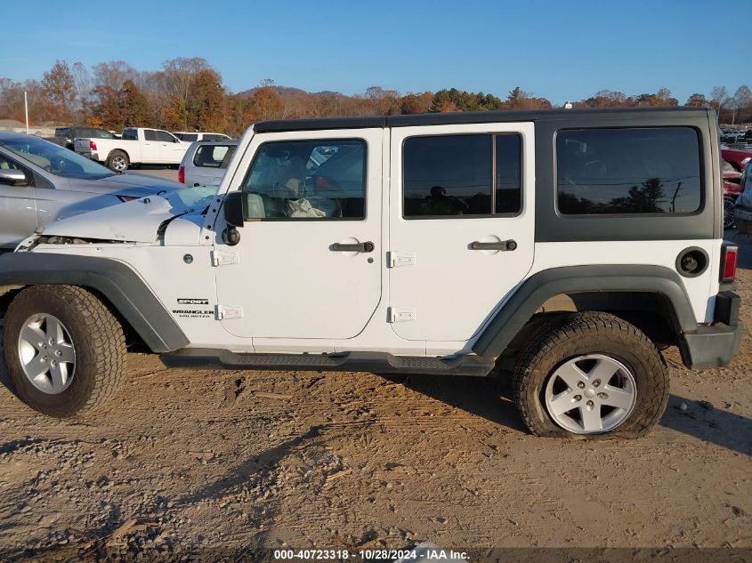 2015 Jeep Wrangler Unlimited Sport VIN: 1C4BJWDG4FL749956 Lot: 40723318