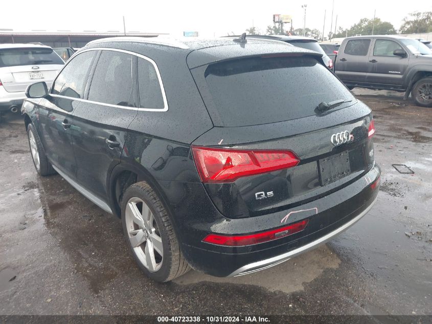 2018 Audi Q5 2.0T Premium/2.0T Tech Premium VIN: WA1BNAFY2J2057376 Lot: 40723338