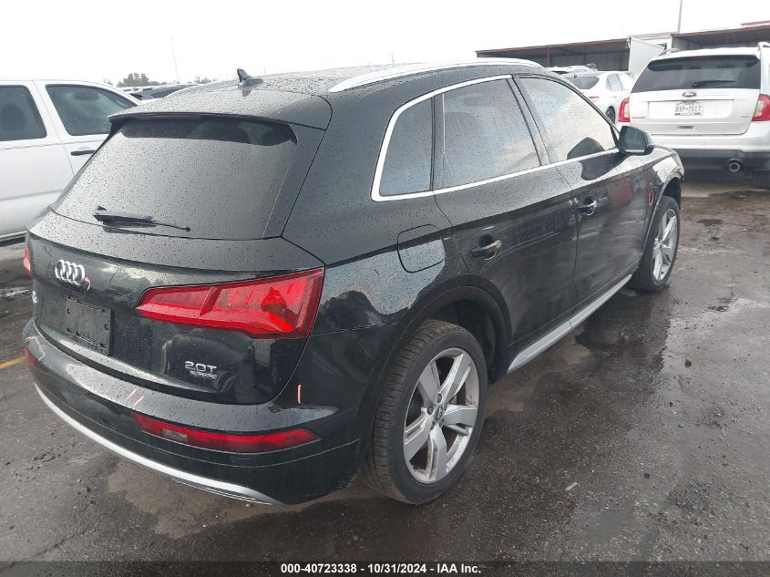 2018 Audi Q5 2.0T Premium/2.0T Tech Premium VIN: WA1BNAFY2J2057376 Lot: 40723338