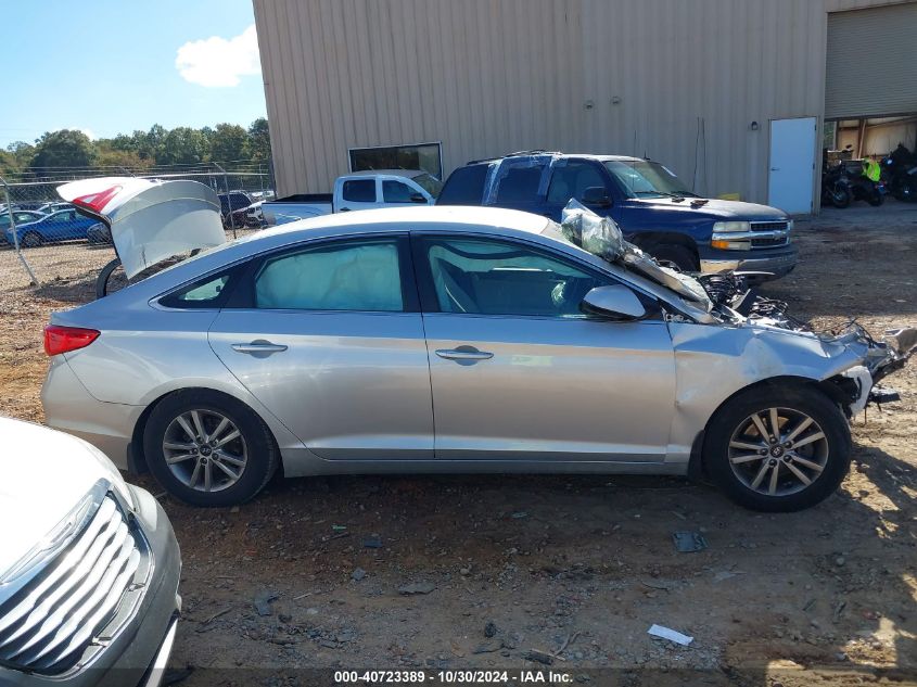 2017 Hyundai Sonata Se VIN: 5NPE24AF9HH553111 Lot: 40723389