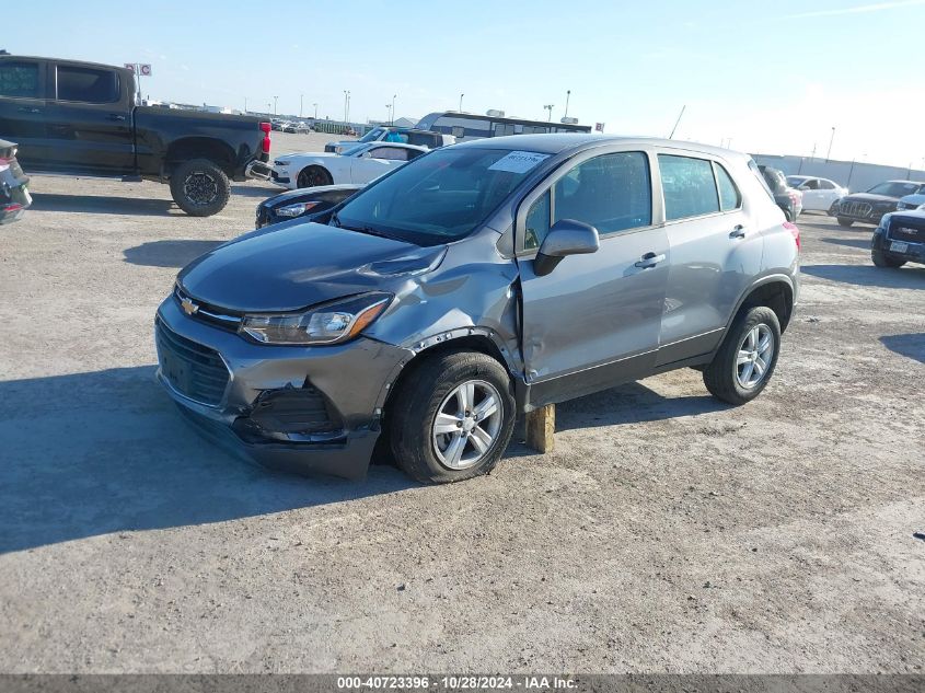 2020 Chevrolet Trax Awd Ls VIN: 3GNCJNSB2LL153354 Lot: 40723396