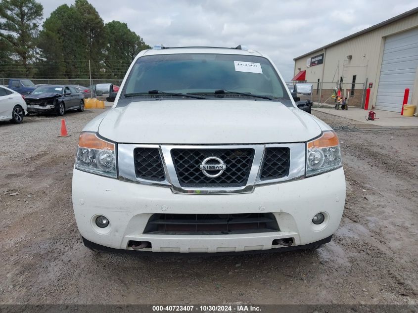 2012 Nissan Armada Platinum VIN: 5N1BA0ND0CN605317 Lot: 40723407