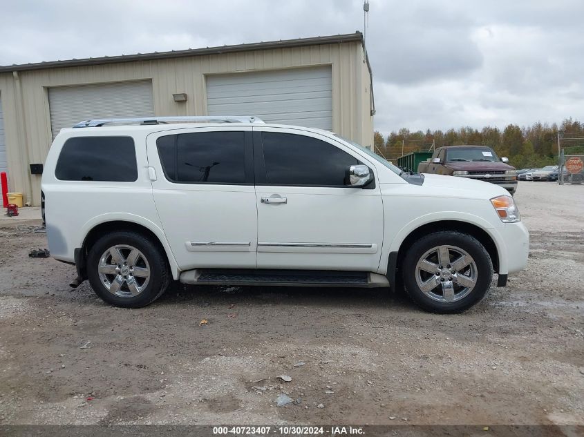 2012 Nissan Armada Platinum VIN: 5N1BA0ND0CN605317 Lot: 40723407