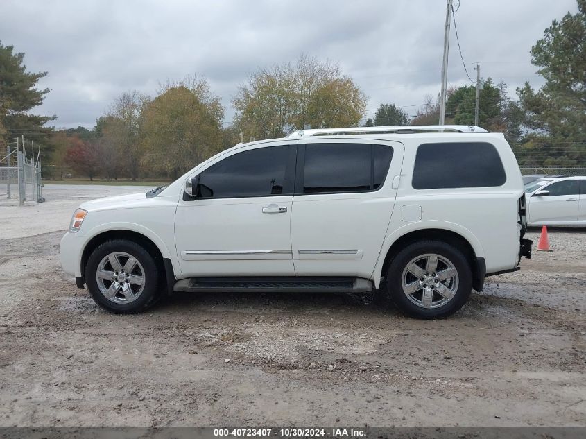 2012 Nissan Armada Platinum VIN: 5N1BA0ND0CN605317 Lot: 40723407