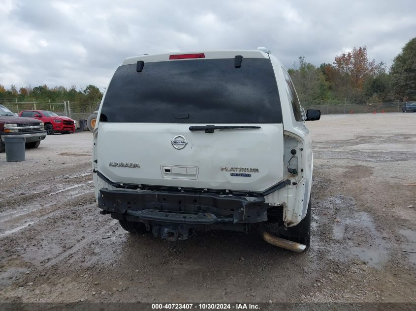 2012 Nissan Armada Platinum VIN: 5N1BA0ND0CN605317 Lot: 40723407