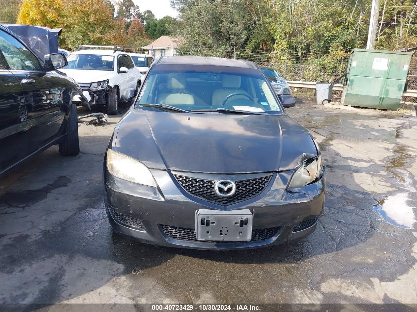 2006 Mazda Mazda3 I VIN: JM1BK32F261545688 Lot: 40723429