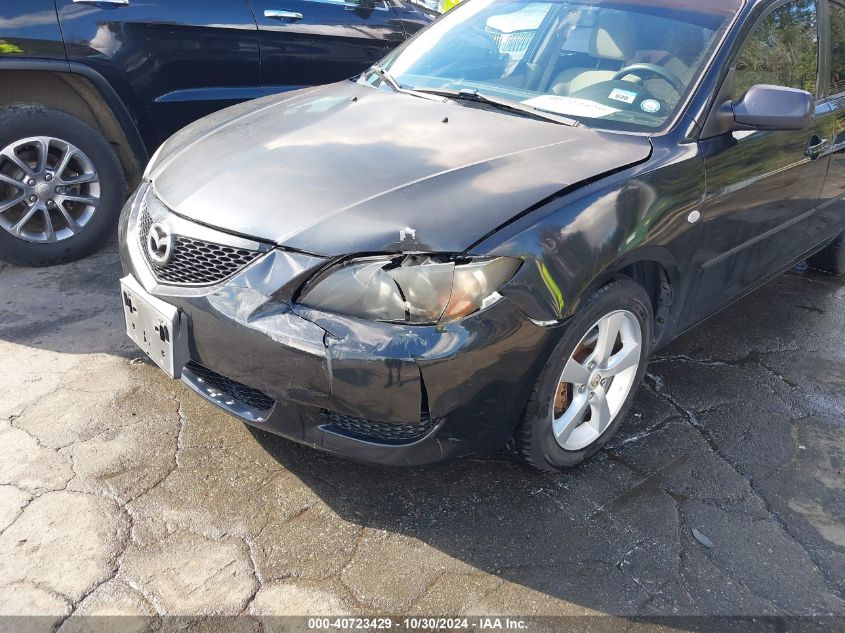 2006 Mazda Mazda3 I VIN: JM1BK32F261545688 Lot: 40723429