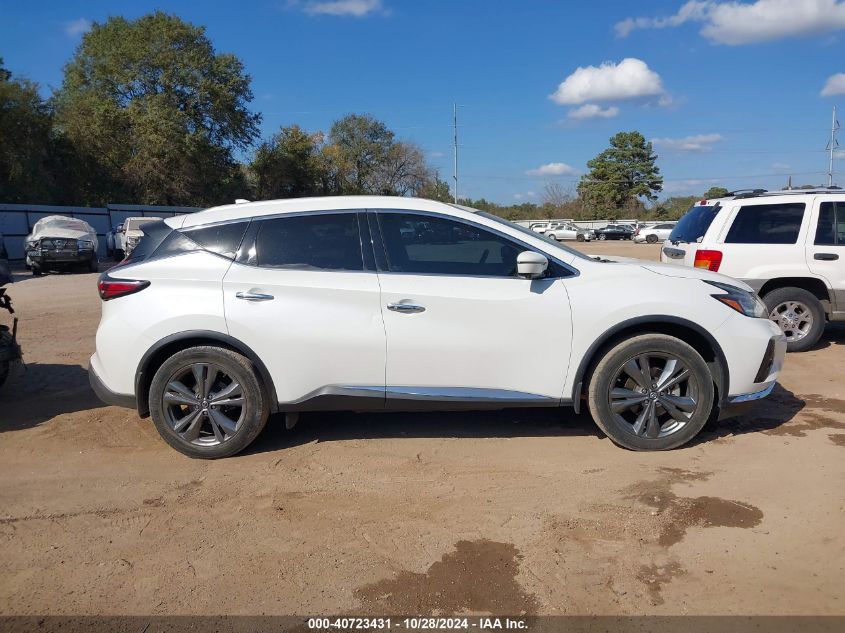 2019 Nissan Murano Platinum VIN: 5N1AZ2MJ4KN142801 Lot: 40723431