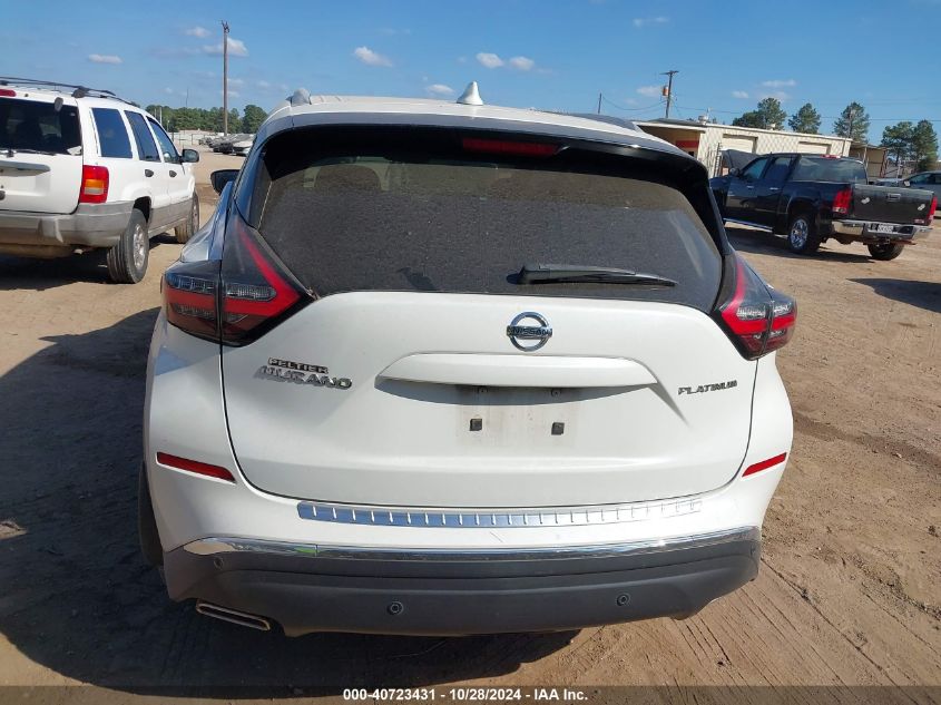 2019 Nissan Murano Platinum VIN: 5N1AZ2MJ4KN142801 Lot: 40723431