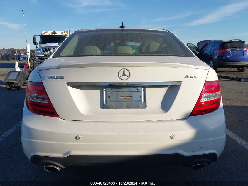 2013 Mercedes-Benz C 300 Luxury 4Matic/Sport 4Matic VIN: WDDGF8AB8DR252467 Lot: 40723433