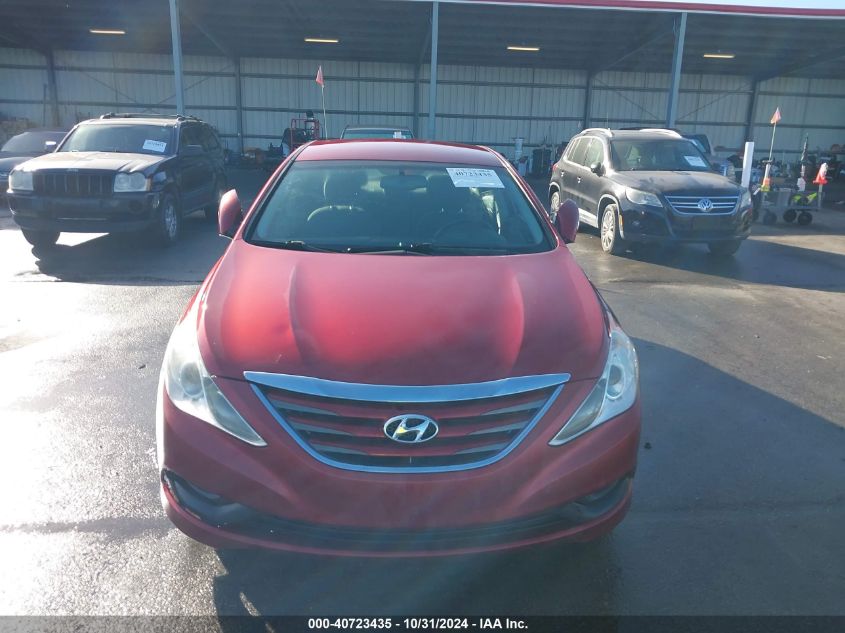 2014 Hyundai Sonata Gls VIN: 5NPEB4AC9EH906724 Lot: 40723435