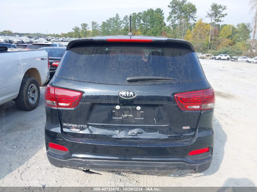 2020 Kia Sorento 2.4L L VIN: 5XYPG4A35LG633280 Lot: 40723470