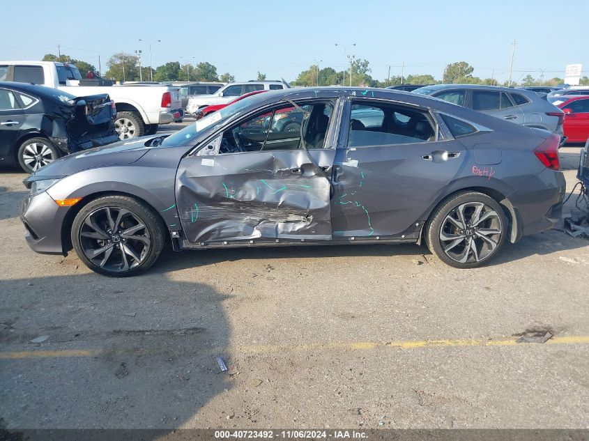 2019 Honda Civic Sport VIN: 2HGFC2F83KH554630 Lot: 40723492