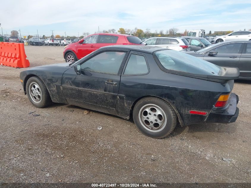 1987 Porsche 944 VIN: WP0AB0946HN474585 Lot: 40723497