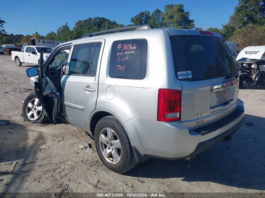 2011 Honda Pilot Ex-L VIN: 5FNYF4H54BB059176 Lot: 40723509