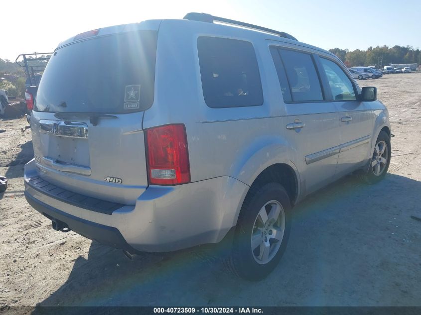 2011 Honda Pilot Ex-L VIN: 5FNYF4H54BB059176 Lot: 40723509