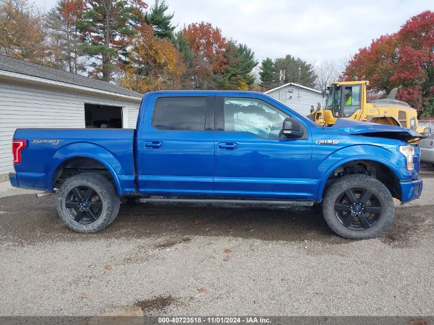 2017 Ford F-150 Xlt VIN: 1FTEW1EG5HFA58856 Lot: 40723518