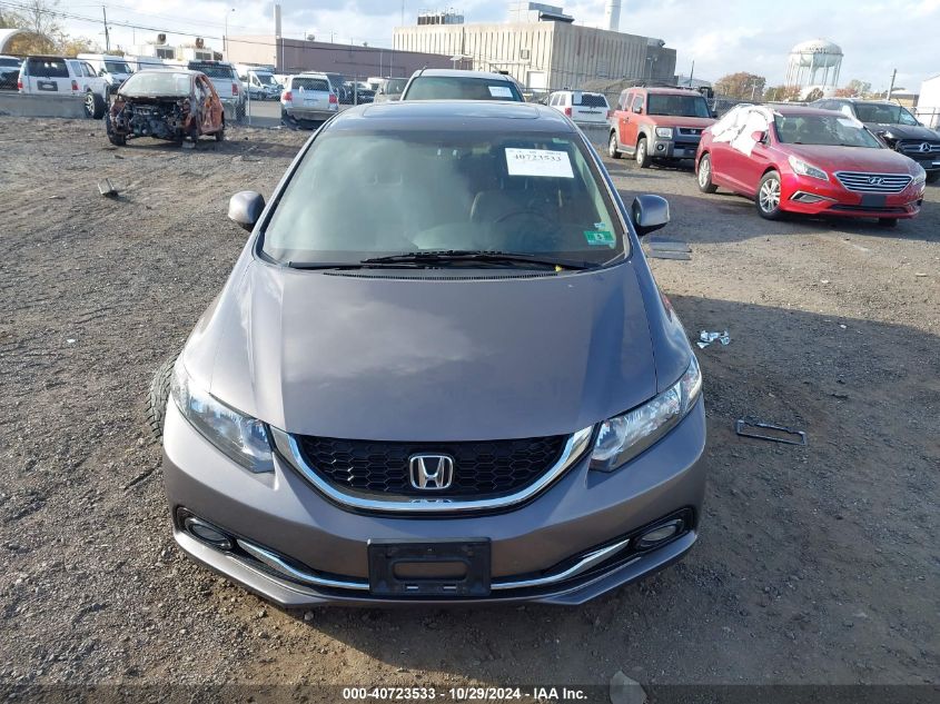 2013 Honda Civic Ex-L VIN: 19XFB2F98DE266725 Lot: 40723533