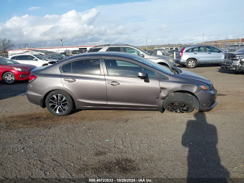 2013 Honda Civic Ex-L VIN: 19XFB2F98DE266725 Lot: 40723533