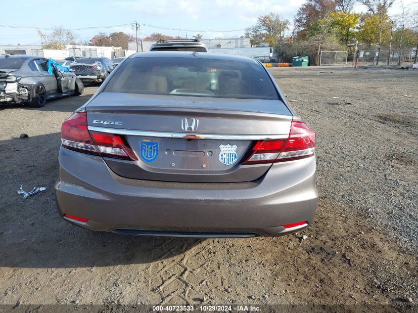 2013 Honda Civic Ex-L VIN: 19XFB2F98DE266725 Lot: 40723533