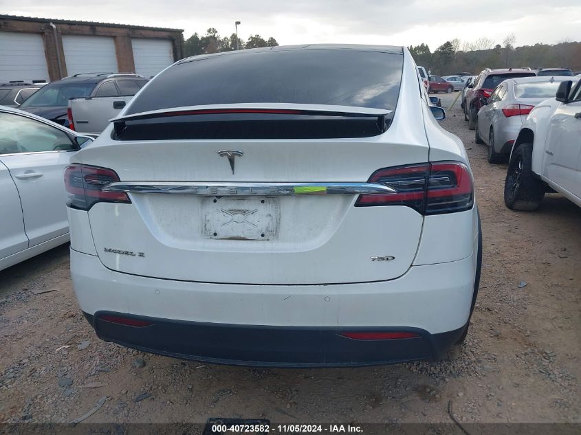 2018 Tesla Model X 100D/75D/P100D VIN: 5YJXCAE25JF138559 Lot: 40723582