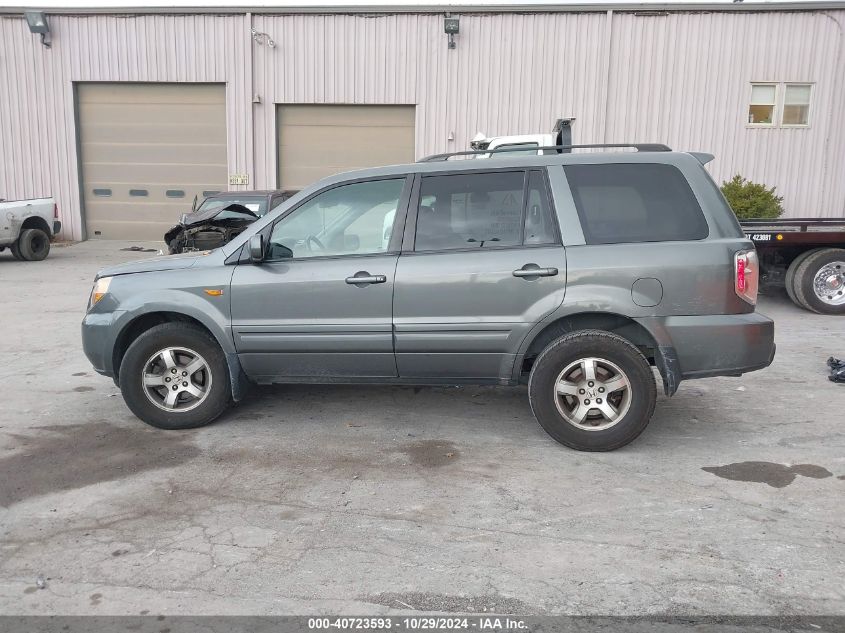 2008 Honda Pilot Ex-L VIN: 5FNYF18758B013199 Lot: 40723593