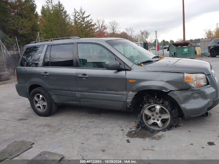 2008 Honda Pilot Ex-L VIN: 5FNYF18758B013199 Lot: 40723593