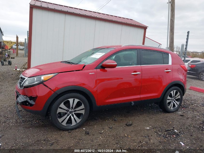 2013 Kia Sportage Ex VIN: KNDPCCA24D7458256 Lot: 40723612