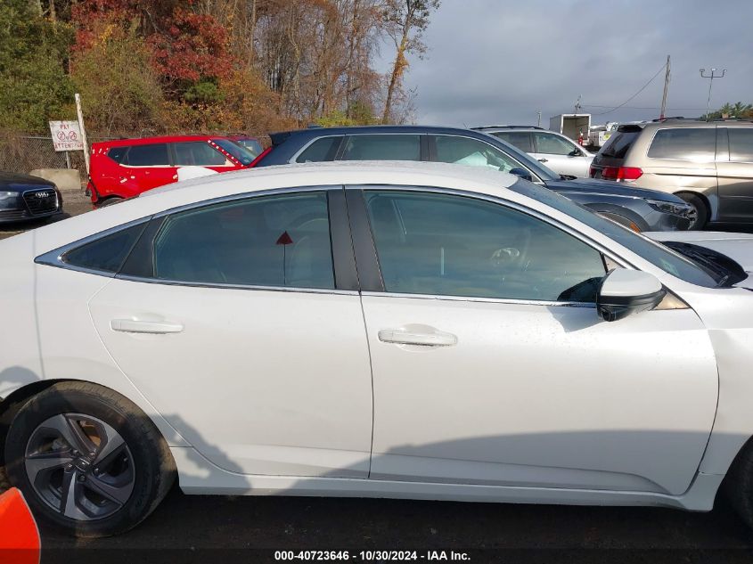 2019 Honda Insight Ex VIN: 19XZE4F5XKE031026 Lot: 40723646