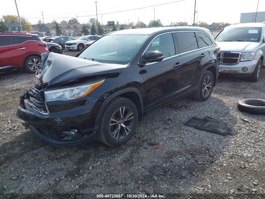 VIN 5TDJKRFH9GS286566 2016 TOYOTA HIGHLANDER no.2