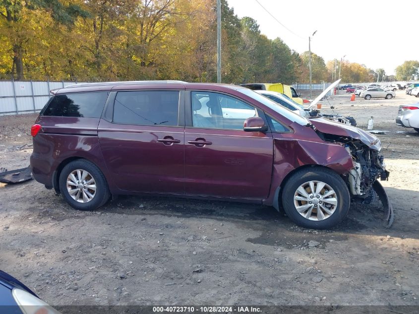 2015 Kia Sedona Lx VIN: KNDMB5C10F6042672 Lot: 40723710