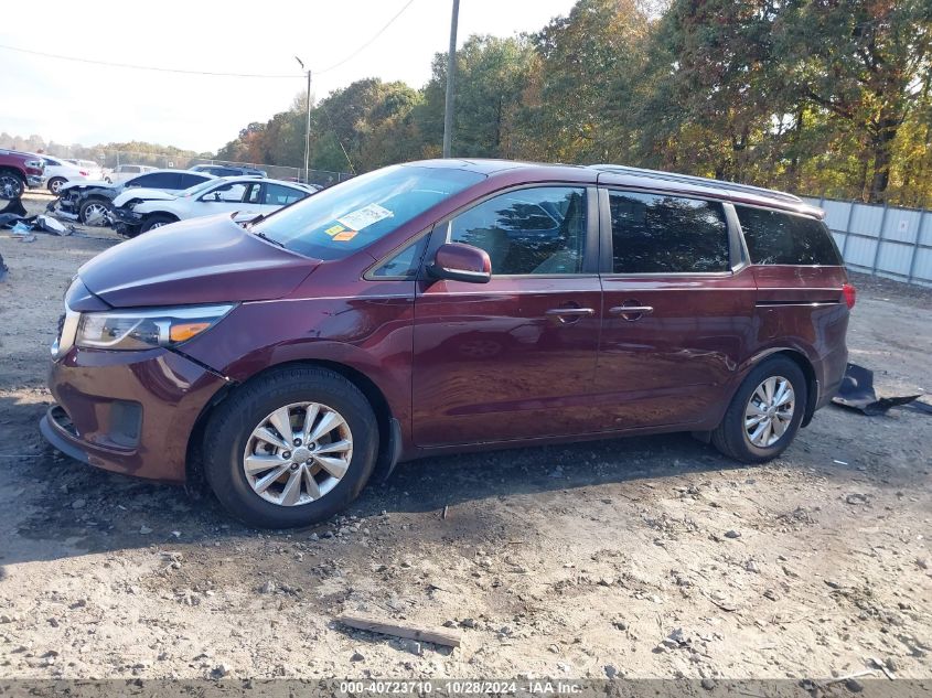 2015 Kia Sedona Lx VIN: KNDMB5C10F6042672 Lot: 40723710