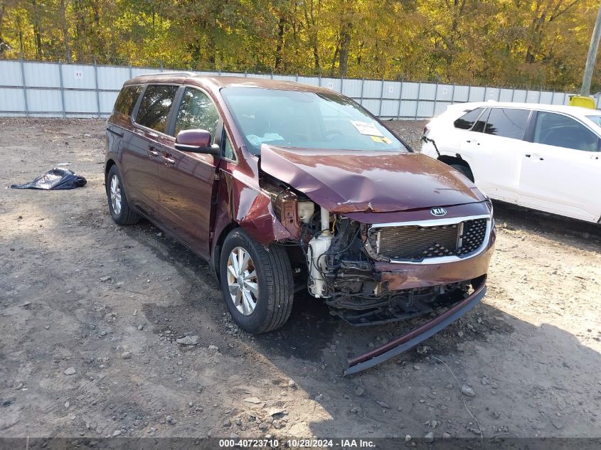 2015 Kia Sedona Lx VIN: KNDMB5C10F6042672 Lot: 40723710