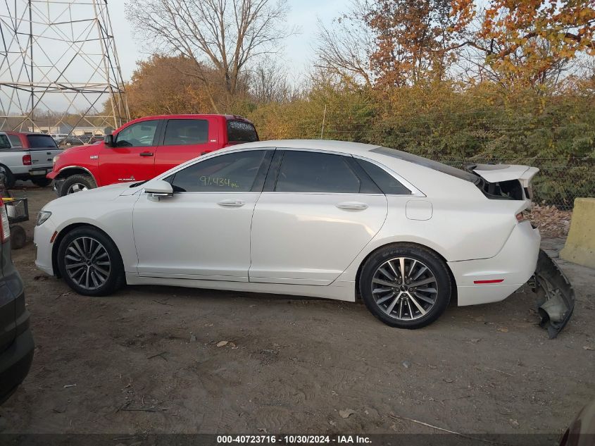 2017 Lincoln Mkz Select VIN: 3LN6L5C9XHR664872 Lot: 40723716