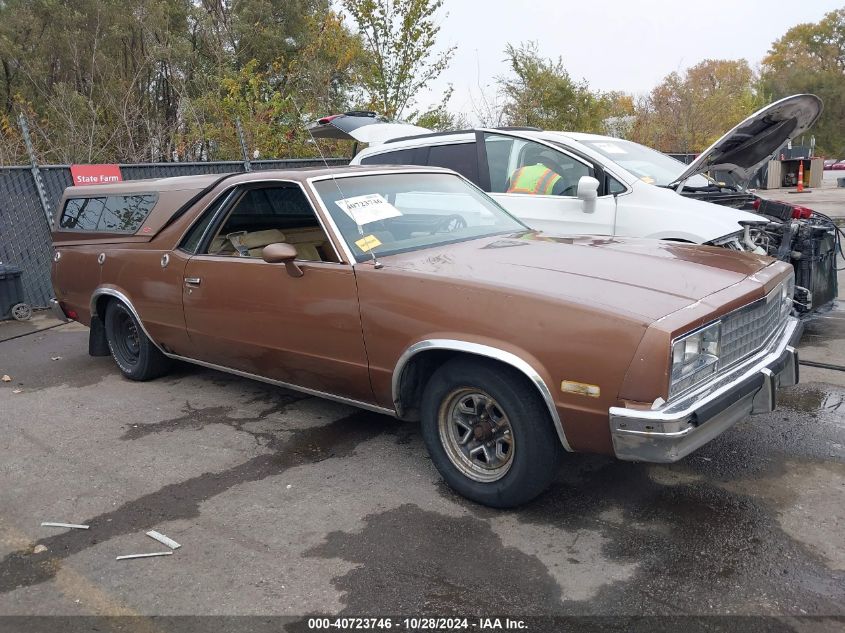 1985 Chevrolet El Camino VIN: 3GCCW80H9FS904253 Lot: 40723746