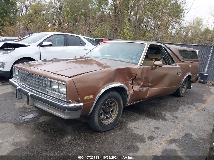 1985 Chevrolet El Camino VIN: 3GCCW80H9FS904253 Lot: 40723746