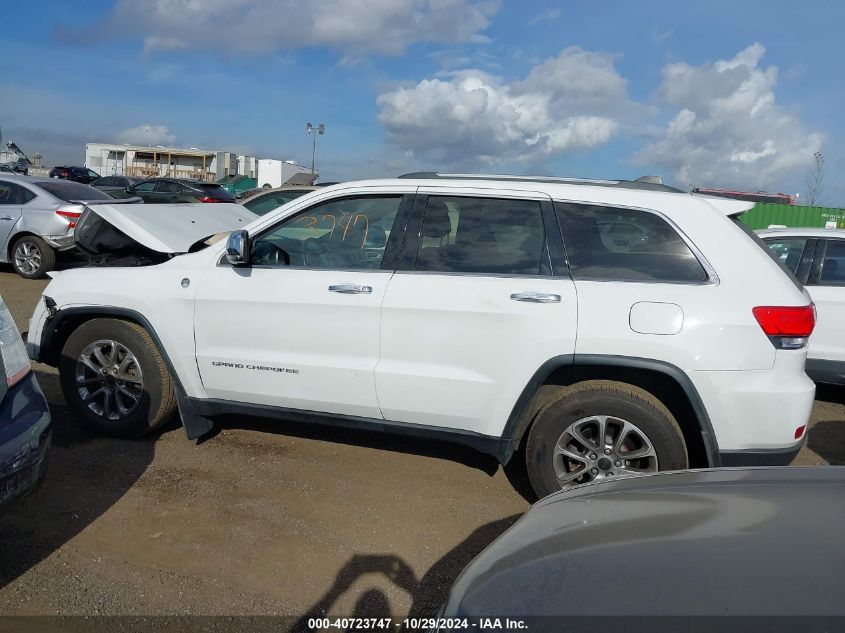 2014 Jeep Grand Cherokee Limited VIN: 1C4RJFBGXEC140807 Lot: 40723747