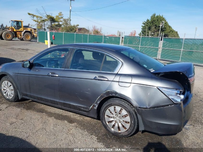 2011 Honda Accord 2.4 Lx VIN: 1HGCP2F37BA110872 Lot: 40723813