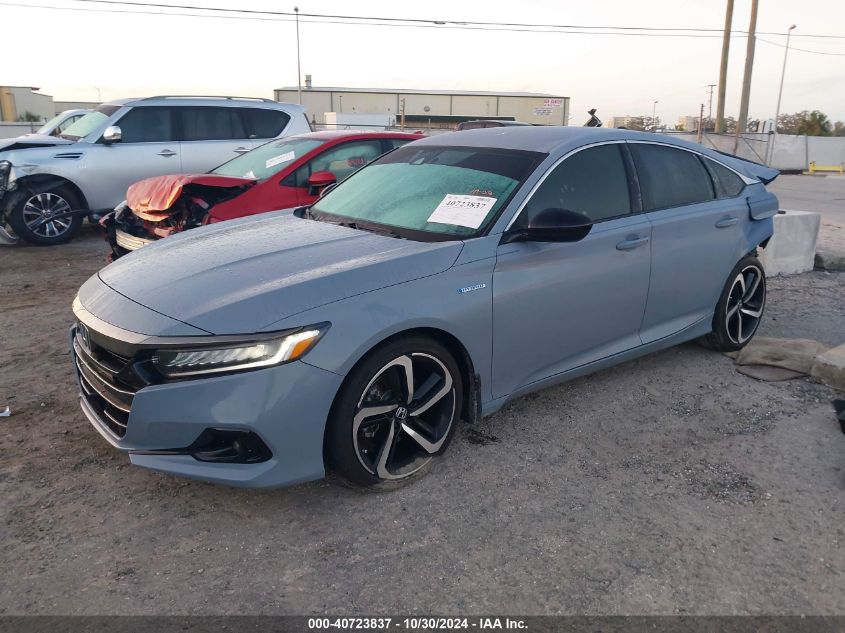 2022 Honda Accord Hybrid Sport VIN: 1HGCV3F28NA04070 Lot: 40723837